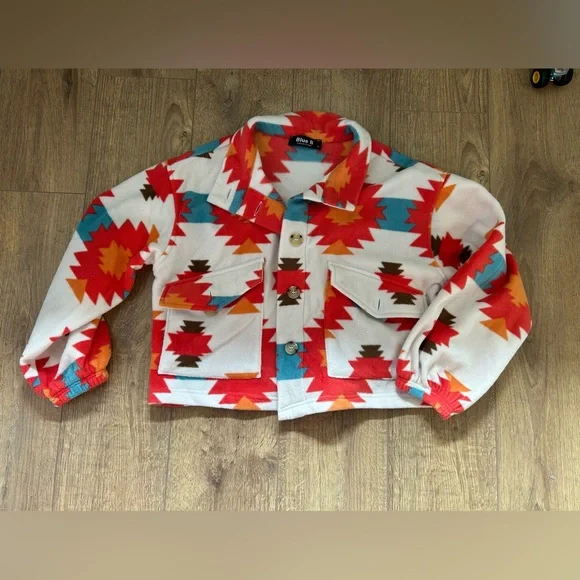 Western fleece crop jacket - Picture 3 of 4